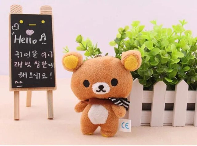 Yiran toy Rilakkuma Cartoon Plüschtier, Pärchenbären, Braun - Bild 1