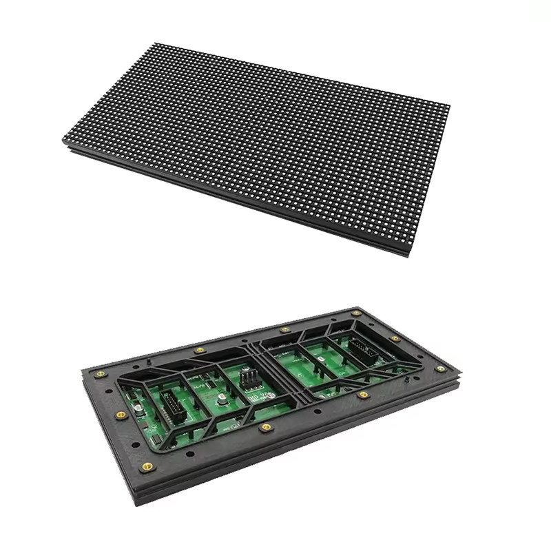 TLXT P4 LED-Matrix-Modul für den Außenbereich, wasserdichtes 8S-Vollfarbpanel in Schwarz, 64 x 32 Pixel, HUB75, B/H: 256 x 128 mm - Bild 4