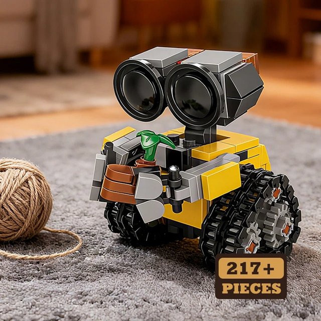 Disney Wall-e Mini Roboter, Bausteine-Set, 200 Teile, Weltraum - Bild 1