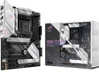 Asus ROG STRIX B550-A GAMING Mainboard mit AMD AM4 Sockel, ATX Formfaktor, DDR4 Unterstützung in Schwarz, Silber und Weiß - Bild 1