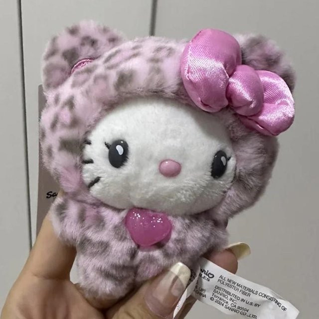 Sanrio Hello Kitty Schlüsselanhänger, Plüsch, Rosa / Pink - Bild 1