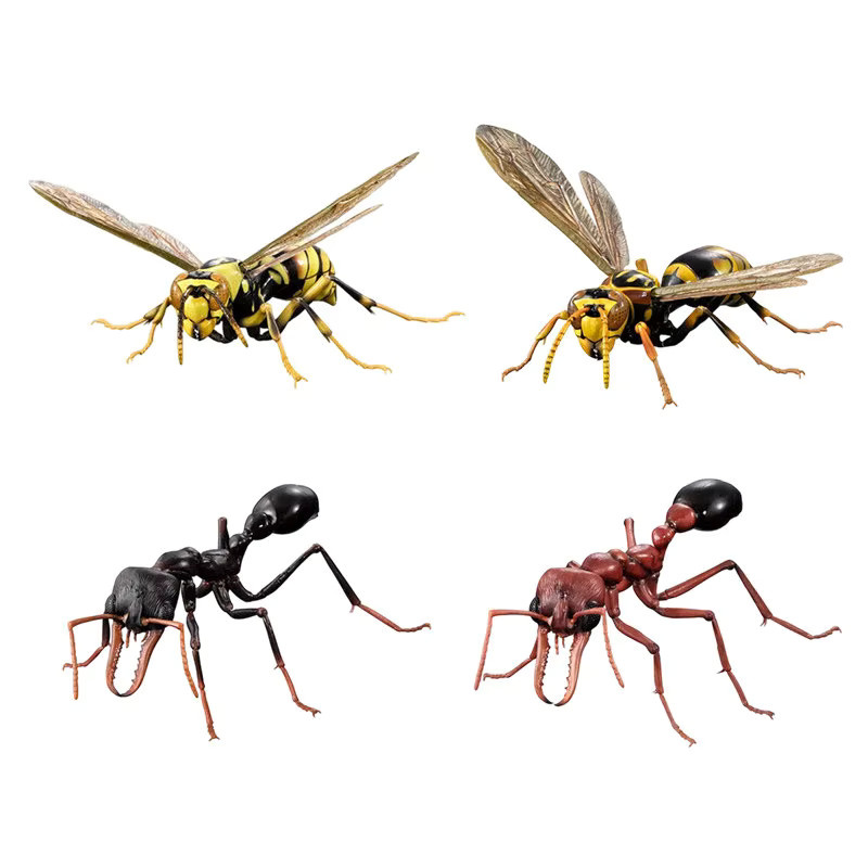 Bandai Gashapon Miniatur-Insektenmodell, Polistes Wespe, Bulldogge, Ameise, Mikro-Maßstab-Figur - Bild 5