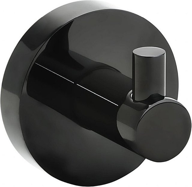 Brillantbad BEMATIT Kleiderhaken aus Messing in Grau poliert für Bad und Küche, B/H/T: 5,5 x 5,5 x 5,0 cm - Bild 1