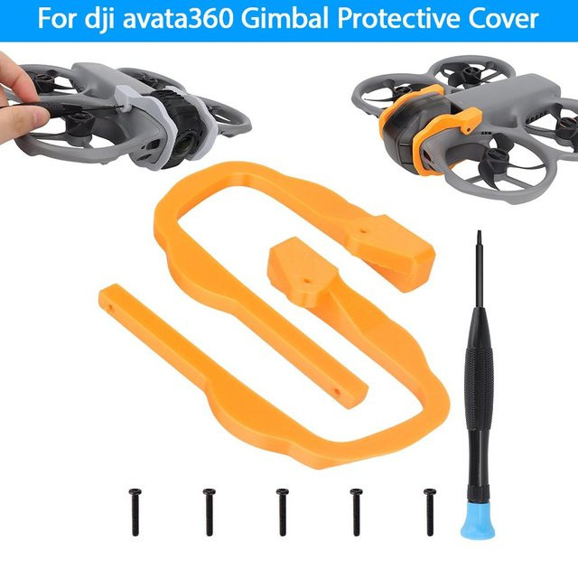 DJI Avata360 Gimbal-Schutzabdeckung in Orange: Kratz- und sturzresistenter Stoßfänger für den Objektivschutz - Bild 1