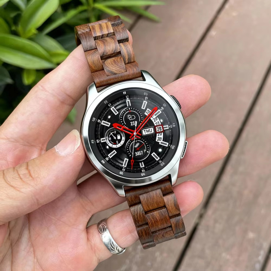 TINUORA Uhrenarmband Holz, Klassisch - Bild 2
