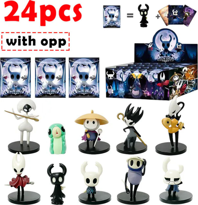 Bandai Hollow Knight Actionfiguren The Knight und Hornet als Sammlermodelle aus Kunststoff, mehrfarbig, Höhe: 8-16 cm - Bild 1