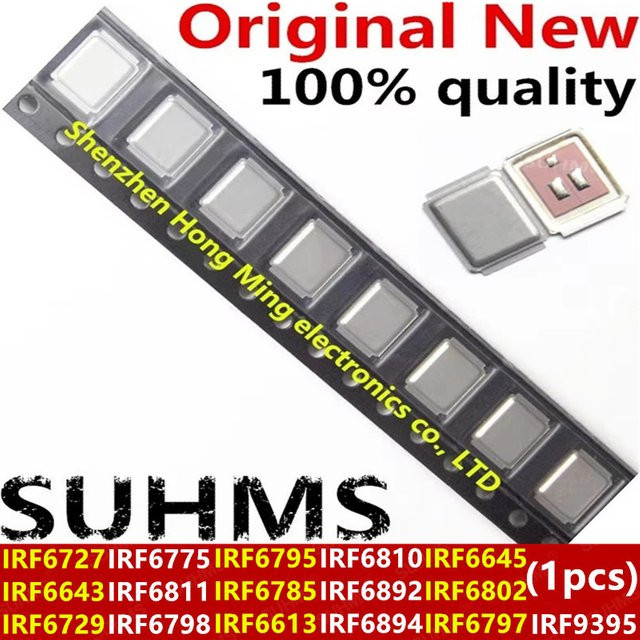 SUHMS MOSFET Transistor Set in Schwarz (IRF6727 IRF6643 IRF6729 IRF6775 IRF6811 IRF6798 IRF6795 IRF6785 IRF6613 IRF6810 IRF6892 IRF6894 IRF6645 IRF6802 IRF6797 IRF9395) - Bild 1