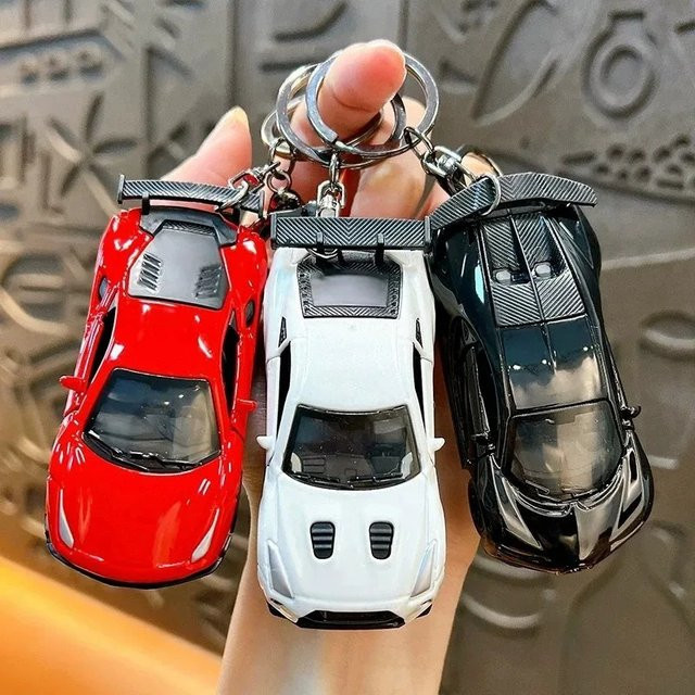 MOONBIFFY Schlüsselanhänger, Legierung, Sportwagen, Roadster - Bild 1