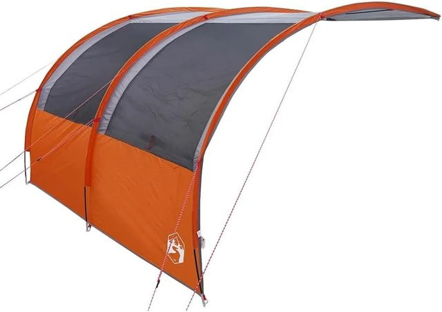 vidaXL Wasserfester Tarp Bogen mit Dach in Grau-Orange, B/T/H: 250 x 260 x 260 cm - Bild 1