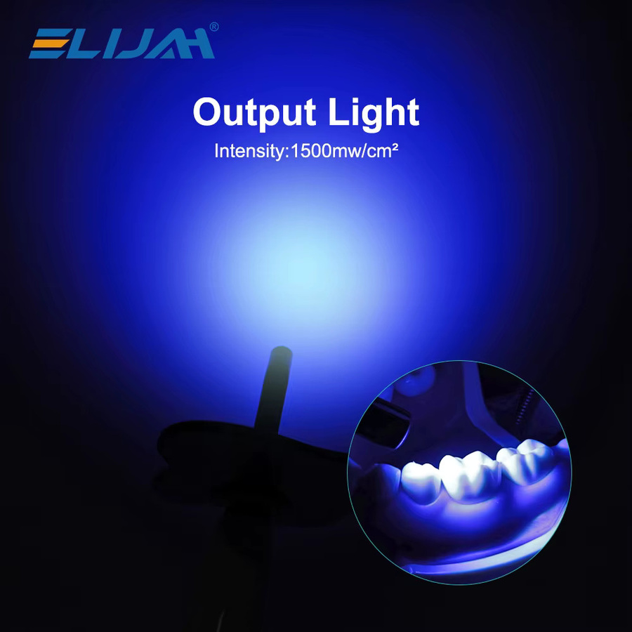 ELIJAH Dental Drahtloser LED Photopolymerisator in Gold zur Aushärtung von Harz - Bild 2