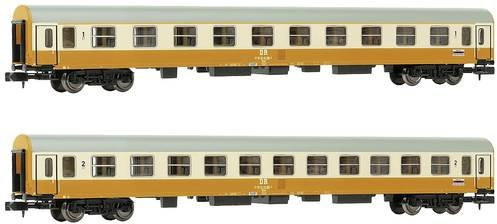 Arnold Städte-Express Reisezugwagen 2er-Set Spur N in Orange und Beige HN4370 N - Bild 1