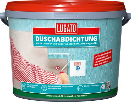 Lugato Dusch-Abdichtung Flüssigmembran, Grün, 4 kg - Bild 1