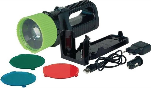 Acculux LED Handscheinwerfer Unilux Pro in Schwarz und Gelb mit 4400 mAh Akku - Bild 1