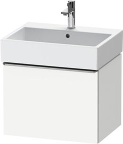 Duravit Waschtischunterschrank D-Neo, wandhängend, Weiß glänzend, B/T/H: 58,4 x 44,2 x 44,0 cm - Bild 1