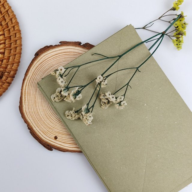 10 Stück Avocado-Umschläge in Grün für Hochzeitseinladungen, B: 16 cm, H: 11 cm - Bild 1