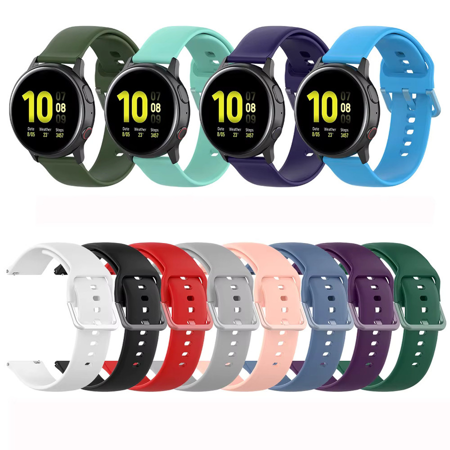 Uhrenarmband Silikon, Klassisch, Unisex - Bild 1