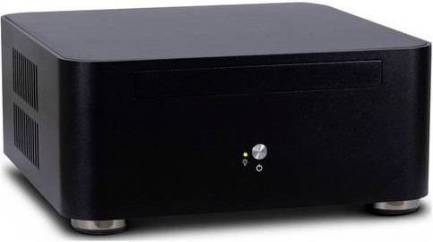 Inter-Tech Mini-ITX Mini-Tower PC-Gehäuse in Schwarz - Bild 1