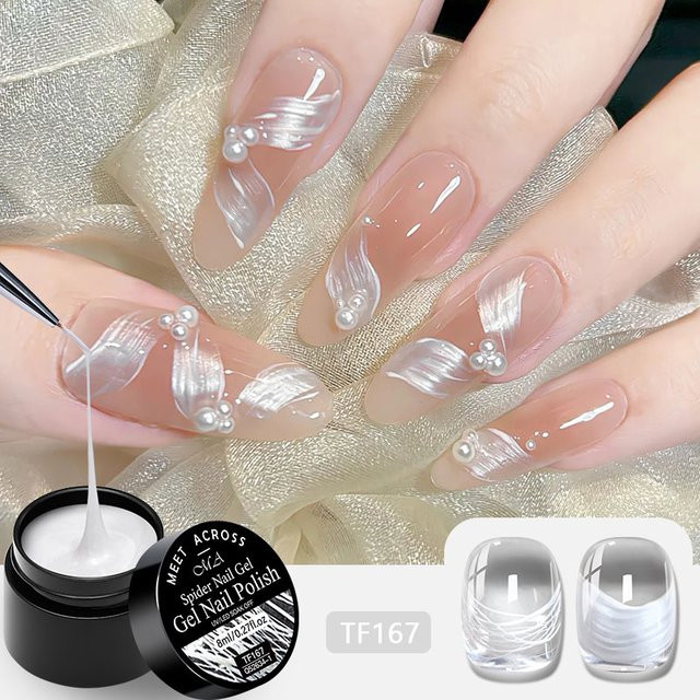 Meet Across Spider-Drawing Gel-Nagellack, 8 ml, schimmernd - Bild 1