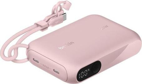 Belkin Powerbank mit Display 10.000 mAh 20W USB-C in Rosa BPB027HQPK - Bild 1