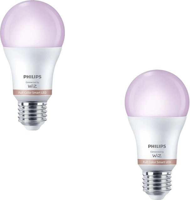 Philips Smart-LED-Leuchtmittel E27 Weiß, dimmbar, WiFi, kompatibel mit Amazon Alexa, Google Assistant und Apple HomeKit, Höhe: 12,2 cm - Bild 1