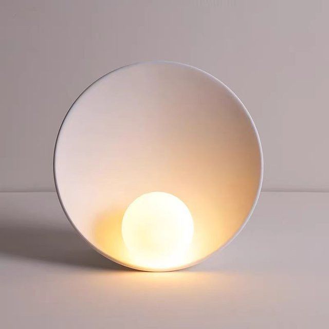 JIANKEXING Designer Shell Wandlampe aus Gips im minimalistischen Nordic Design mit LED-Leuchten - Bild 1