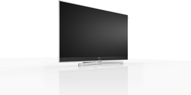 Loewe Stellar 55 dr+ OLED Smart-TV 139 cm 4K Ultra HD VIDAA OS, Alu Brushed/Concrete, 144 Hz, Sprachsteuerung - Bild 1