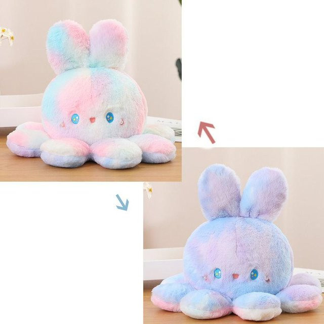 Yiran toy Regenbogenhase, Plüschtier, bunt, 45-50cm - Bild 1