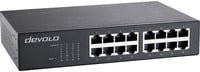 devolo Gigabit Ethernet Switch 16 Port LAN 1 Gbit/s Schwarz - Bild 1