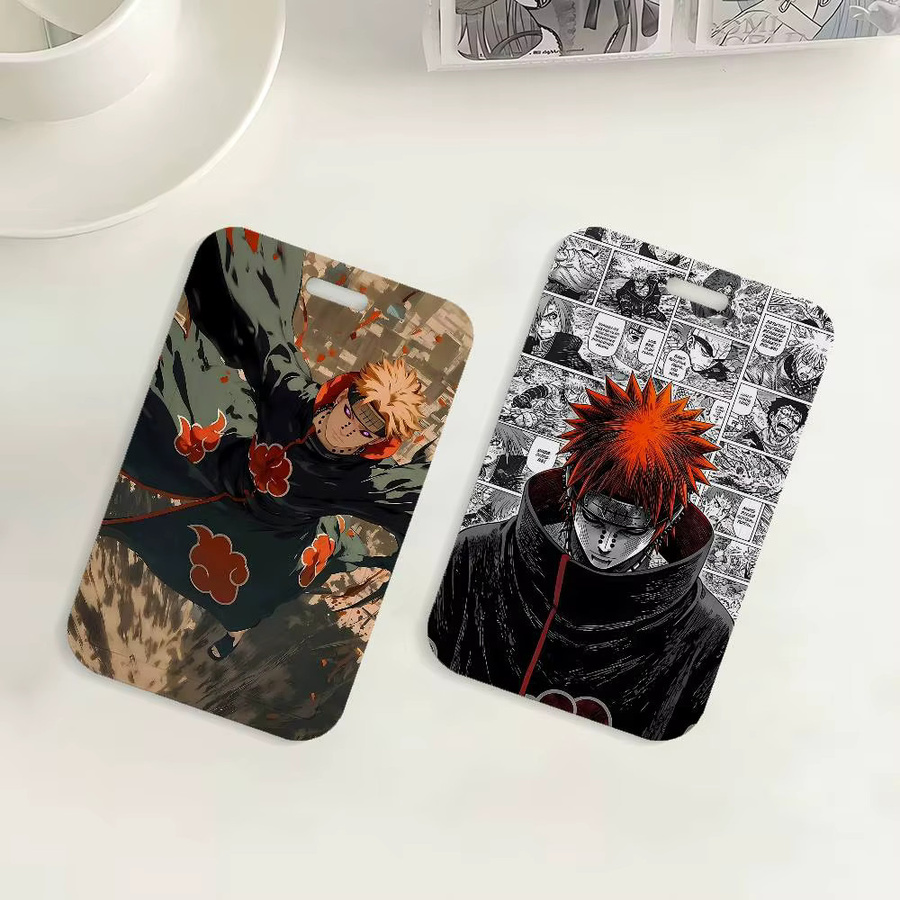 Naruto Anime Pain Nagato Ausweishalter mit Etui für Schule und Büro in Multicolour - Bild 5