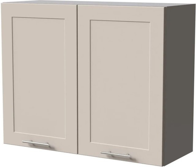 Feldmann-Wohnen Hängeschrank Oslo Küchenschrank in Kaschmir Grau Matt, B/T/H: 90 x 32,5 x 72 cm - Bild 1