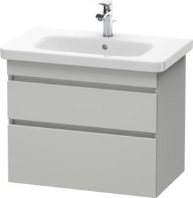 Duravit Waschtischunterschrank DuraStyle in Betongrau, wandhängend, B: 73 cm, T: 44,8 cm, H: 61 cm - Bild 1