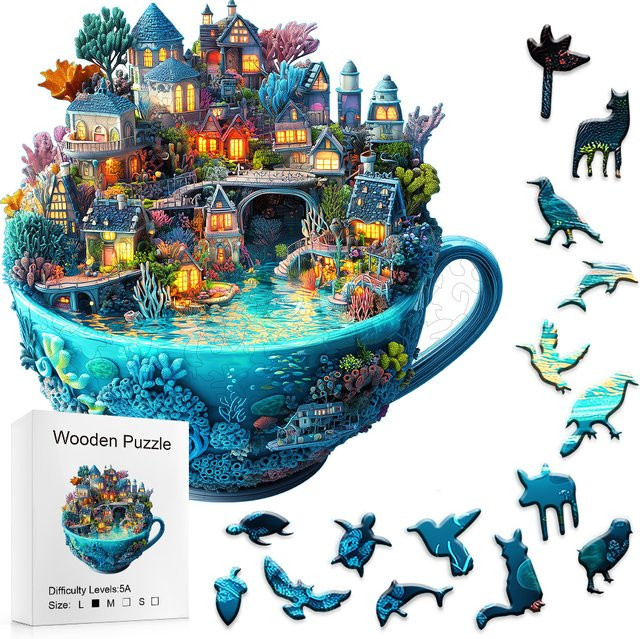 Supretty Fantasy Puzzle, Holz, Bunt / Mehrfarbig - Bild 1