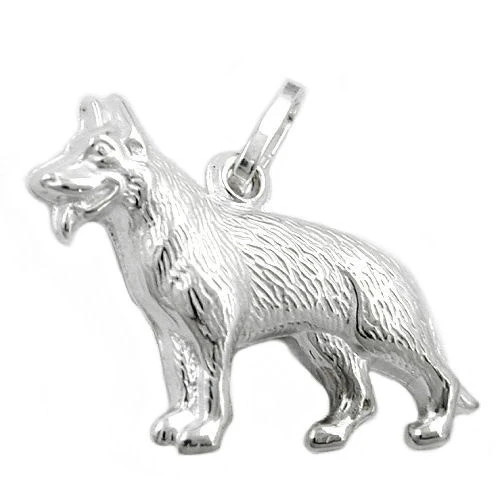 SIGO Anhänger Schäferhund, 925 Silber, Unisex - Bild 1