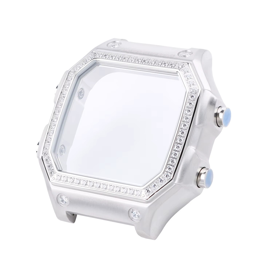 Casio Uhrengehäuse Edelstahl, Silber, Diamant, Unisex - Bild 5