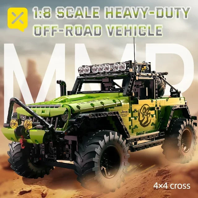 KAVOWORLD Off-Road Bausteine Auto, RC Lkw, Maßstab 1:8, 2357 Teile, ab 6 Jahren - Bild 1