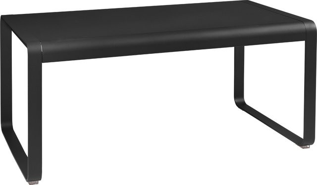 Fermob Bellevie Halbhoher Tisch aus Aluminium in Schwarz für Garten und Terrasse - Bild 1
