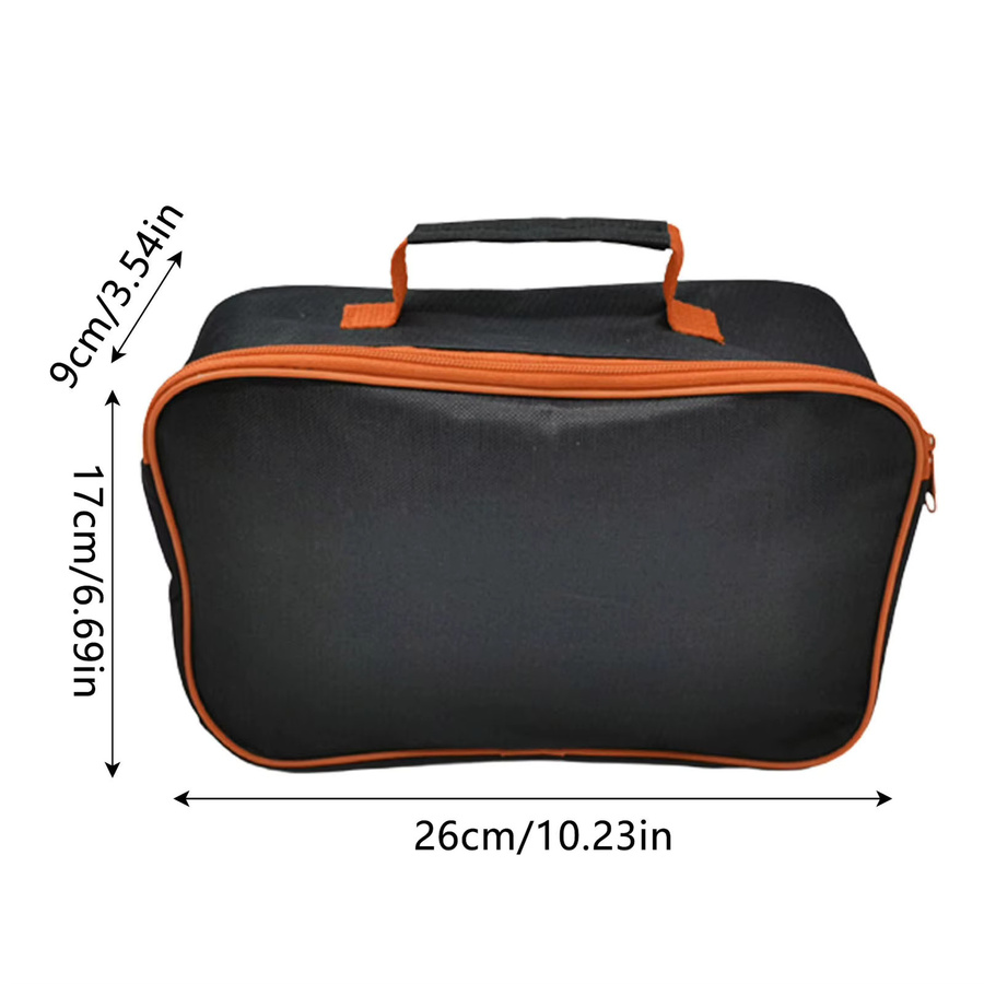 Hochleistungs Werkzeugtasche für Automechaniker als Werkzeugorganisator in Orange und Schwarz - Bild 2