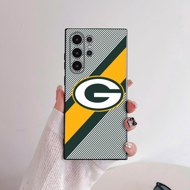 B-Bay Packers Handyhülle für Samsung Galaxy S23 Ultra in Grün aus weichem TPU - Bild 1