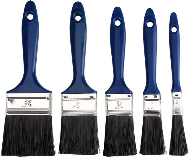 Monzana Pinselset 5-teilig in Blau mit 5 verschiedenen Größen - Bild 1