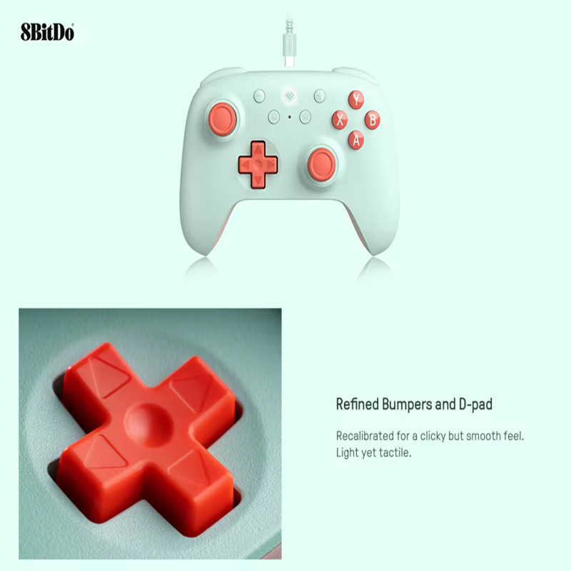 8BitDo Ultimate 2C Wired Gaming Controller für PC, Windows 10/11, Steam Deck, Raspberry Pi und Android - Bild 2
