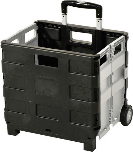Yachticon Faltbox aus Polyethylen, schwarz, B/T/H: 35,0 x 24,5 x 1,5 cm - Bild 1