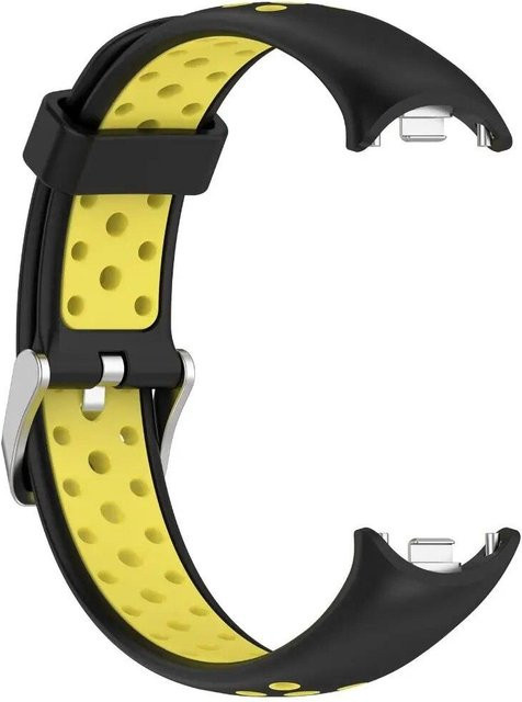 Xiaomi Uhrenarmband Silikon, gelb/schwarz, Unisex - Bild 1