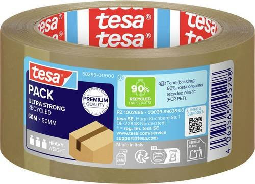 tesapack Eco & Ultra Strong Packband von tesa in Braun, Breite: 50 mm, Länge: 66 m - Bild 1