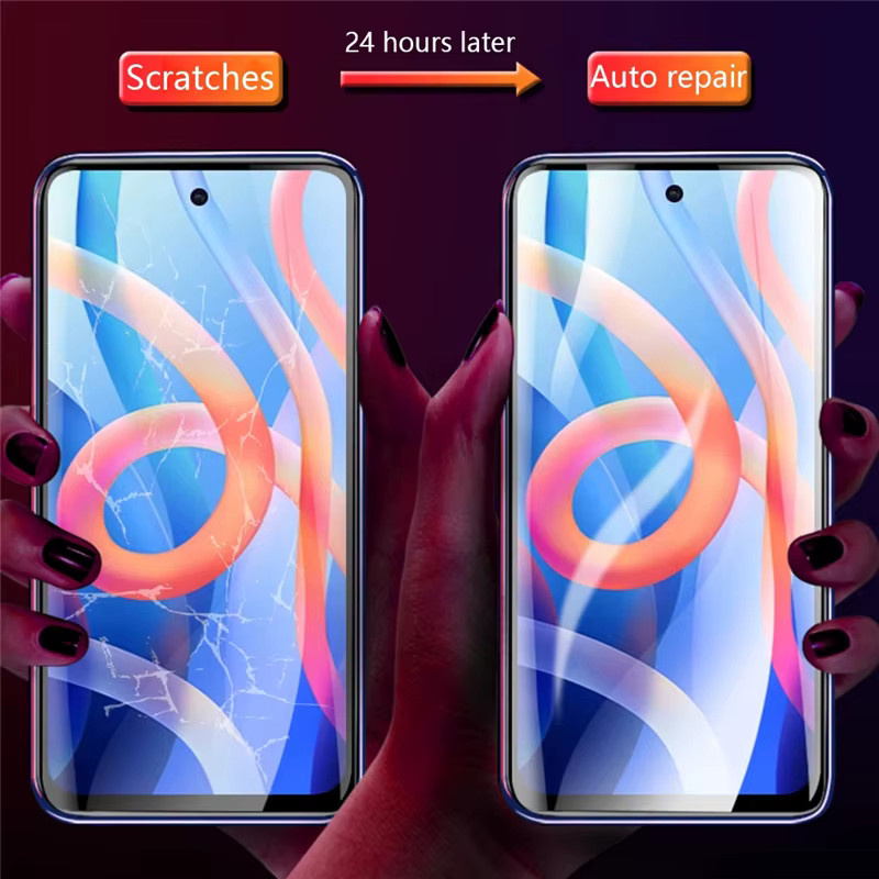 3er-Pack Hydrogel Displayfolie für Xiaomi Redmi 14C 15 15C 13 13C 12C 12 Turbo 3 A1 A2 A3 Plus 10C 10A 10 9C 9A 9 in Transparent - Bild 5