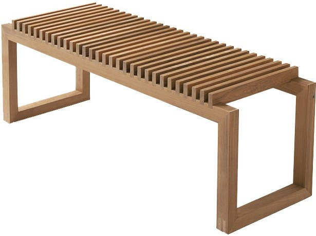 Skagerak By Fritz Hansen Cutter Bank 120 aus geöltem Holz in Braun - Bild 1