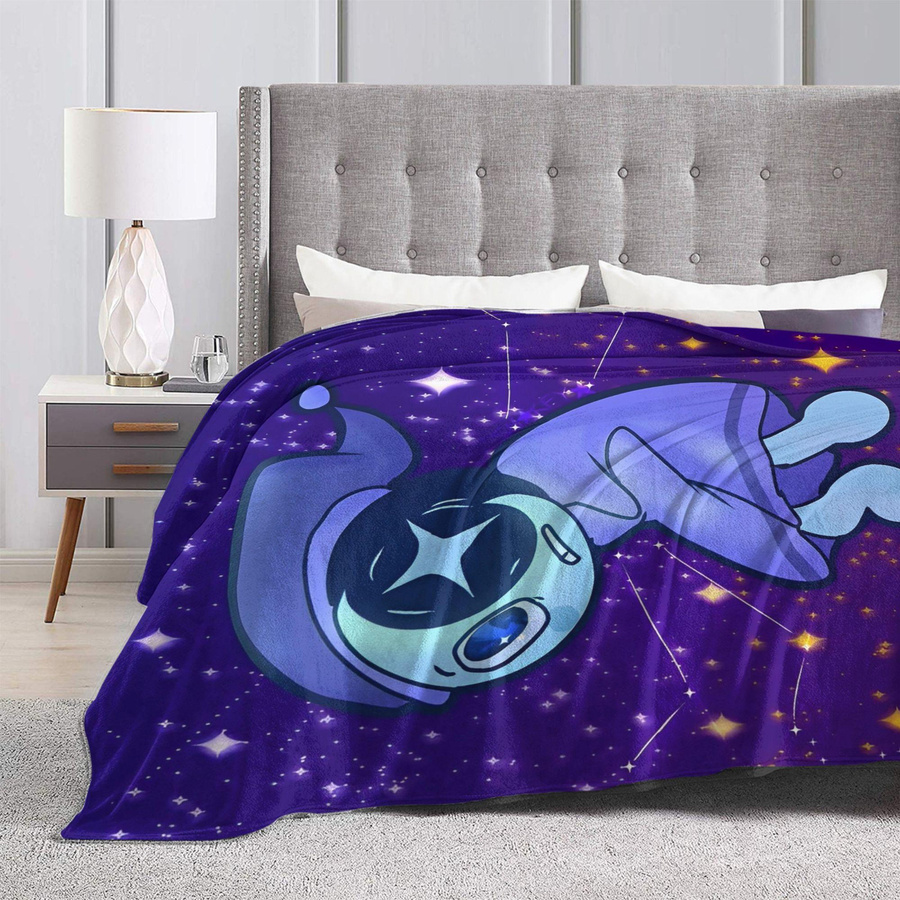 Dandys Welt Flauschige Überwurfdecke im Cartoon-Design, B: 150 cm, T: 125 cm - Bild 4