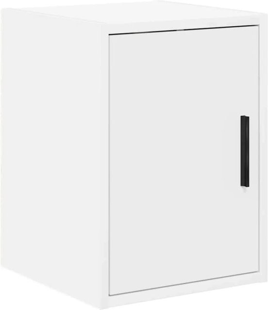 vidaXL Garagen-Wandschrank Weiß aus Holzwerkstoff mit Schwenktüren - Bild 1