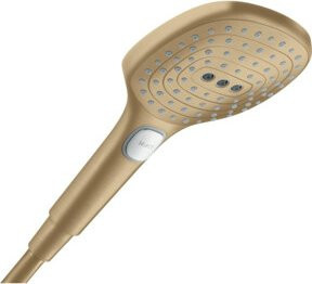 Hansgrohe Handbrause Raindance Select E 120 in Brushed Bronze mit 3 Strahlarten und Anti-Kalk-Funktion - Bild 1