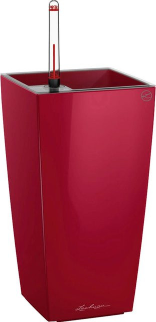 Lechuza Pflanzgefäß Cubi Maxi Scarlet Rot hochglanz B/T/H: 14 x 14 x 14 cm - Bild 1