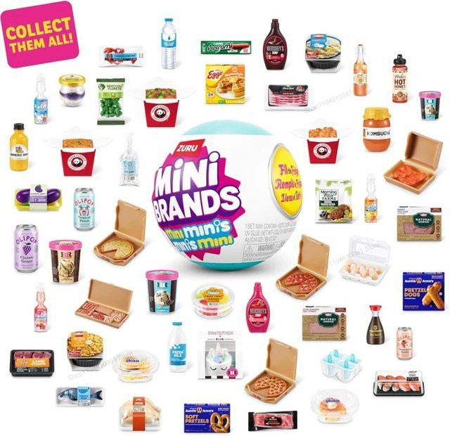 ZURU Mini Brand Überraschungs-Kühlschrankkugel, Überraschungsbox, ab 8 Jahren - Bild 1